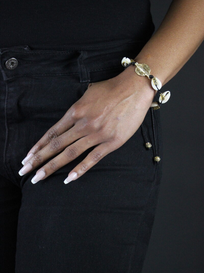 Bracelet en Poids Akan et Cauris