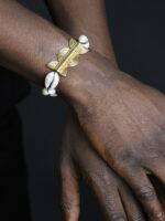 Bracelet en Poids Akan Tamtam avec cauris