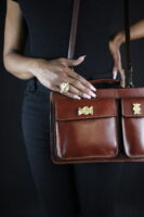 Cartable Akan Prestige marron