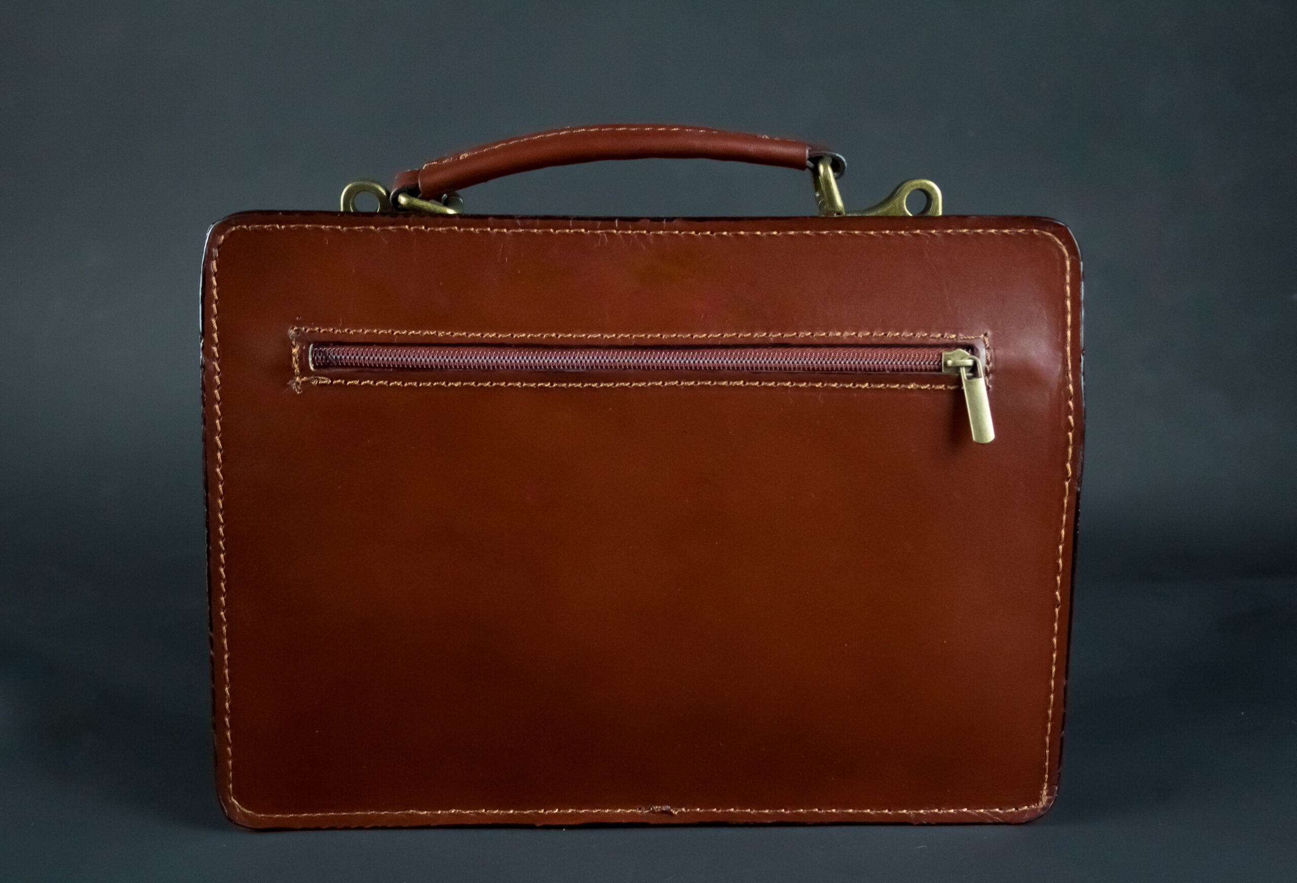 Cartable Akan Prestige marron