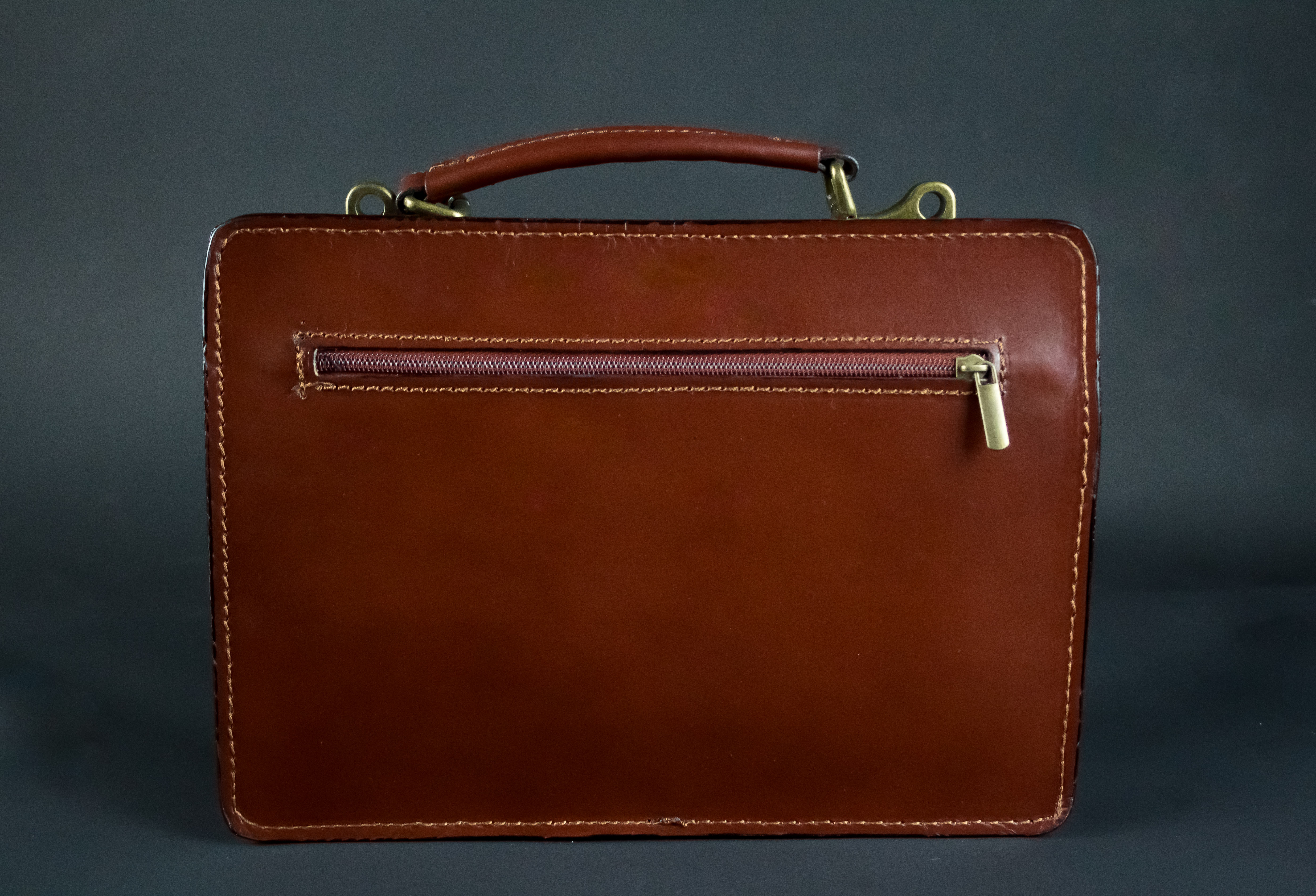 Cartable Akan Prestige marron