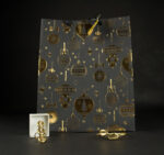 Coffret Bague et Bracelet - Cauris en bronze- Bague trio de cauris en vertical - Coffret Bronze Cauris Impériale