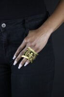 Bague en Poids Akan grand Trône - Bague unisexe